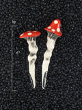 Set of Red Mushrooms